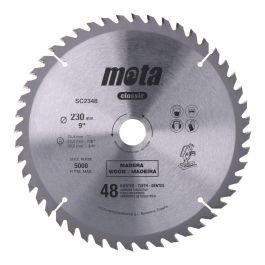 Mota Herramientas SC2348 Sierra circular de widia Ø230 mm 48 dientes carburo tungsteno para madera