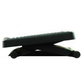 Fellowes Reposapiés ergonómico Ultimate Professional ajustable 3 alturas 100-165mm con masaje negro antideslizante FIRA