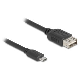 DeLOCK 81521 Cable USB 2.0 Micro-USB B Macho a USB A Hembra 5 m Negro, Transferencia 0.48 Gbit/s Precio: 27.89000027. SKU: B1FNK8YCEE