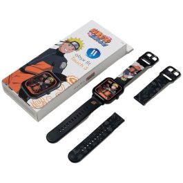 abyx Fit Touch 3 Naruto Uzumaki Smartwatch 1.83" (4.65 cm) TFT Pantalla Táctil Monitor Ritmo Cardíaco Negro/Gris