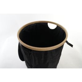 DKD Home Decor Cesto para Colada Básicos Desmontable Roble y 100% Poliéster Negro y Natural 44 cm Ancho x 57 cm Alto x 44 cm Profundo DKD Home Decor Cesto para Colada Básicos Desmontable Roble y 100% Poliéster Negro y Natural 44 cm Ancho x 57 cm Alto x 44 cm Profundo