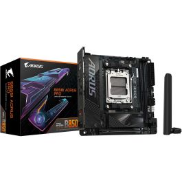 Gigabyte 9AB85IPRO-00-G10 Placa Base Mini ITX - AMD Ryzen 9000, VRM 8+2+1, DDR5 8400MHz (OC), PCIe 5.0/4.0 M.2, 2.5Gb LAN, WiFi 7, USB 3.2 Gen 2 Precio: 295.99000035. SKU: B1844PHM2T
