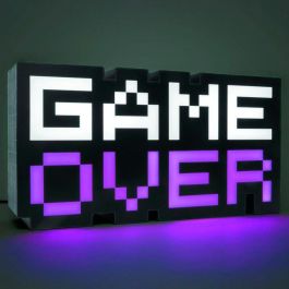 PALADONE Lámpara 8-BIT Game Over 30x10cm con Cable USB