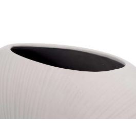 Jarrón de Cerámica Circular Gris 40 cm - Giftdecor (2 Unidades) Jarrón de Cerámica Circular Gris 40 cm - Giftdecor (2 Unidades)