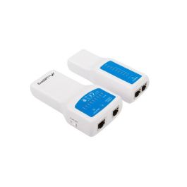 LANBERG NT-0402 Comprobador de Cables de Red, Comprobador de Alimentación PoE, Azul, Blanco Precio: 10.50000006. SKU: S5612395