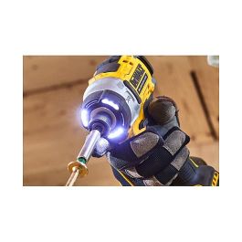 DeWALT DCF860NT-XJ Destornillador de Impacto 1/4" 18V Sin Escobillas, 4400Nm de Torque, Mango de Pistola, 3800 RPM, Negro y Amarillo