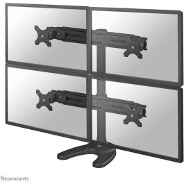 Neomounts FPMA-D700DD4 Soporte de Escritorio para 4 Monitores 19-30" (76 cm) hasta 8kg por Pantalla, Negro