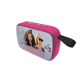 Barbie Altavoz portátil Bluetooth Lexibook con acabado de tela Barbie Altavoz portátil Bluetooth Lexibook con acabado de tela