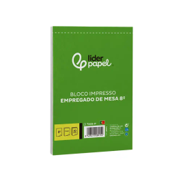 Liderpapel Talonario Camarero Octavo 2 Copias Duplicado 60g Portugues