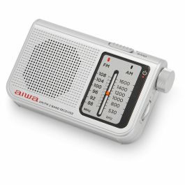 Radio Portátil Aiwa RS55SL Blanco Plateado