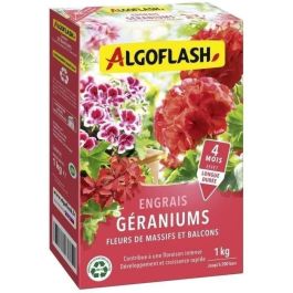 Fertilizantes de geranio, flores de camas y balcones - Algoflash Naturasol - 1 kg