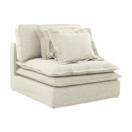 DKD Home Decor Módulo Central Sofá Horeca Blanco Roto Poliéster 120 x 95 x 102 cm Precio: 974.89999959. SKU: B1DNYA9QW9