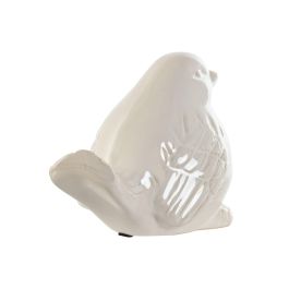 DKD Home Decor Figura Gorrión de Cerámica Blanca Estilo Cottage 12 x 14 x 17 cm DKD Home Decor Figura Gorrión de Cerámica Blanca Estilo Cottage 12 x 14 x 17 cm