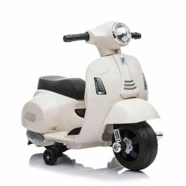 Moto mini vespa blanca 6v 4 ah - 1 motor