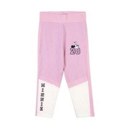 Cerdá Legging Largo French Terry de Minnie Mouse para Niña, Talla 12 años, Color Rosa