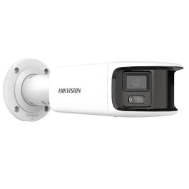 Hikvision Cámara IP Bullet 8MP 4K Panoramic ColorVu 4mm WDR H.265+ IP67 Audio Alarma Micro Luz Blanca 40m PoE