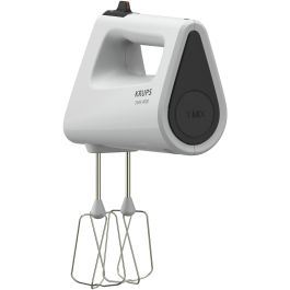 Krups GN 4001 Batidora de Mano 3 Mix 4000, 450W, Blanca, 5 Velocidades, Amasar, Mezclar, con Función Turbo y Velocidad Variable