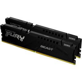 Kingston FURY Beast Módulo de memoria RAM 64GB (2x32GB) DDR5 5200 MT/s CL40 con Intel XMP 3.0 y AMD EXPO, Disipador Térmico