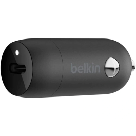 Belkin CCA003BTBK Cargador Coche USB-C PD 20W Boost Charge Carga Rápida Negro