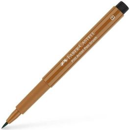 Faber Castell Rotulador Pitt Artist Pen Brush Sombra Natural (Set de 10) con Tinta Pigmentada Permanente y Punta Flexible (Set de 10)