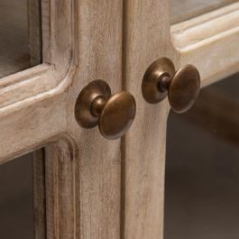 Aparador Blanco Rozado Madera de Mango 160 X 35 X 71 cm