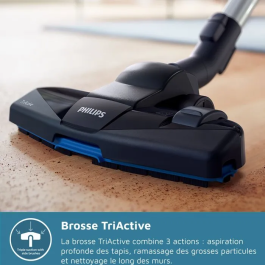 Philips Aspiradora con Bolsa XD3100/06 900 W 79 dB Púrpura