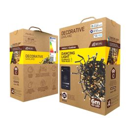 Guirnalda de Luces LED Muvit iO 6 m Negro G