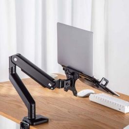 AISENS - SOPORTE UNIVERSAL PARA PORTATIL DE 12-17 PARA EL MONTAJE EN UN SOPORTE DE MONITOR, NEGRO