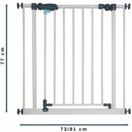 Nidalys NID3354766300452 Barrera de seguridad infantil extensible Aalto