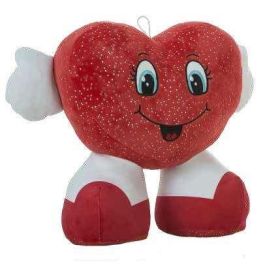 Peluche corazón zapatón 32 cm Peluche corazón zapatón 32 cm