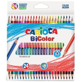 Lapices Carioca Bicolor Triangular Caja De 24 Precio: 5.98999973. SKU: B1G9X9L39H