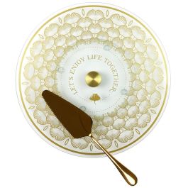 Home Deco Factory Pala Pasteles Dorada Lounge 22 cm