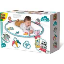 SES Creative Aro de Actividad Sensorial Infantil para Bebés desde 1 Mes, Tela Suave, 9 Anillos de Actividades Interconectables Precio: 39.49999988. SKU: S7179731