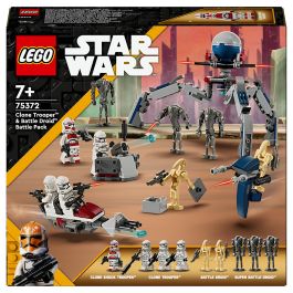 Lego 75372 Star Wars Paquete de Batalla de Soldados Clon y Droides de Batalla con Moto Speeder y Minifigura Precio: 41.50000041. SKU: B1BGDVF8TR