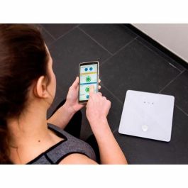 Medisana BS 412-99658 Báscula de Baño Electrónica Conectada Medidor de Impedancia Masa Muscular y Ósea Máx. 180 kg