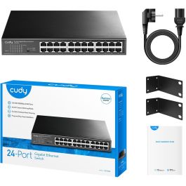 Cudy GS1024 Switch Gigabit Ethernet 24 Puertos Montaje en Rack