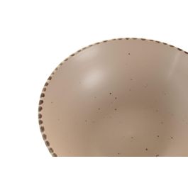 DKD Home Decor Plato de Gres Marrón 18.3 x 6 x 18.3 cm Apto Microondas Lavavajillas (6 Unidades)