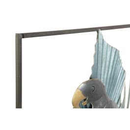 Decoracion Pared Tropical DKD Home Decor Azul Gris 7.6 x 50 x 50 cm (2 Unidades) Decoracion Pared Tropical DKD Home Decor Azul Gris 7.6 x 50 x 50 cm (2 Unidades)