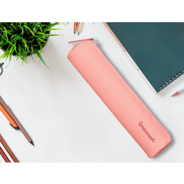 Liderpapel Estuche Portatodo Slim 220x45mm Rosa