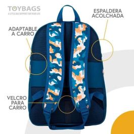 Mochila fortnite blue camo (adaptable a carro). 42 x 32 x 20 cm. Mochila fortnite blue camo (adaptable a carro). 42 x 32 x 20 cm.