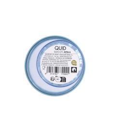 Quid Vaso con Tapa y Pajita de Plástico Quidate 42,5 cL Transportable Libre de BPA (12 Unidades)