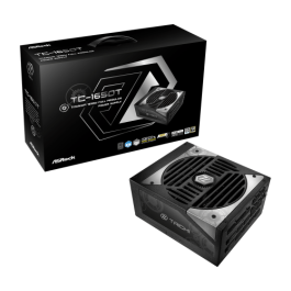 ASRock Taichi TC-1650T Fuente de Alimentación 1650W 80 PLUS Titanium ATX, Enfriamiento Activo, Negro - 90-UXT165-TFEAAB