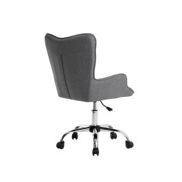 Silla Q-Connect Escritorio Mes Sina Base Metalica Alt Max 960 Anc 570 Prof 620 Ruedas Premium Color Gris