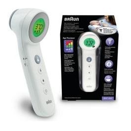 Braun Termómetro Corporal BNT400 Sin Contacto con Age Precision, Medición en 2 Segundos, Pantalla Retroiluminada