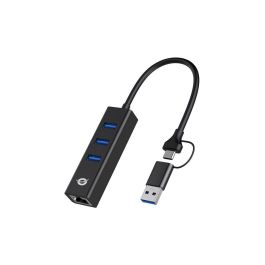 Conceptronic DONN07BA Adaptador USB 3.0 a Gigabit Ethernet RJ45 con Hub USB-A para MacBook/Windows/Chrome OS - Negro Conceptronic DONN07BA Adaptador USB 3.0 a Gigabit Ethernet RJ45 con Hub USB-A para MacBook/Windows/Chrome OS - Negro Precio: 30.94999952. SKU: B1EXFGMK6A