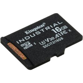 Kingston Tarjeta Memoria SDHC 16GB Industrial Velocidad Lectura 100 MB/s Clase V30 A1 U3