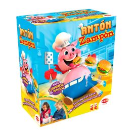 Bizak 64550084 Antón Zampón, juego de mesa de acción: hincha la barriga hasta que el cinturón explota, para niños +4 años Precio: 31.50000018. SKU: B1JSTC5JYG