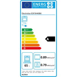 Horno Electrolux EOF3H40BX 65 L Horno Electrolux EOF3H40BX 65 L