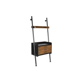 Estanteria Vintage DKD Home Decor Negro Natural 40 x 155 x 67 cm Estanteria Vintage DKD Home Decor Negro Natural 40 x 155 x 67 cm