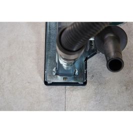 Wolfcraft Soporte guía de aspiración de polvo y guía para amoladora angular ø115-125mm, trabajo sin polvo, conexión aspiradora ø32-36mm